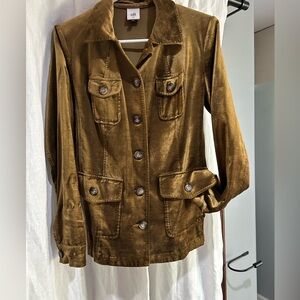 Cabi Flash Jacket Bronze Velvet XS